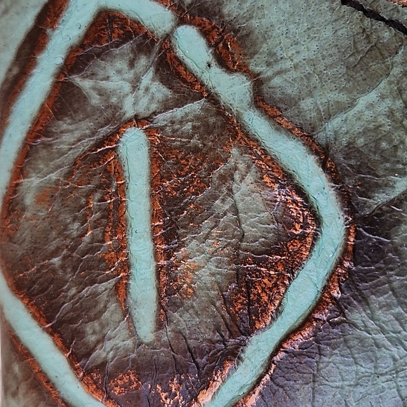 NWOT BOUTIQUE LEATHER COMPANY LARGE CLUTCH/WALLET - Picture 2 of 11